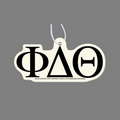 Paper Air Freshener W/ Tab - Greek Letters: Phi Delta Theta